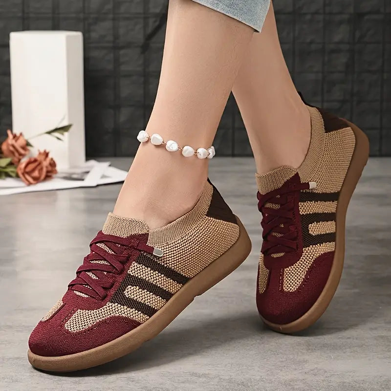 ErgoNova™ – Ortopediska dam-sneakers i andningsbart mesh