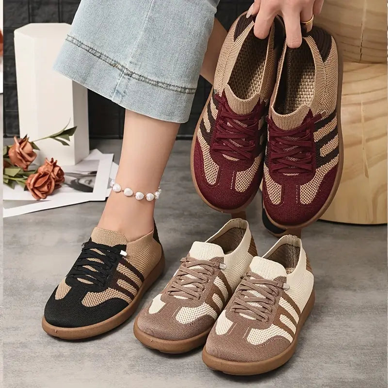 ErgoNova™ – Ortopediska dam-sneakers i andningsbart mesh