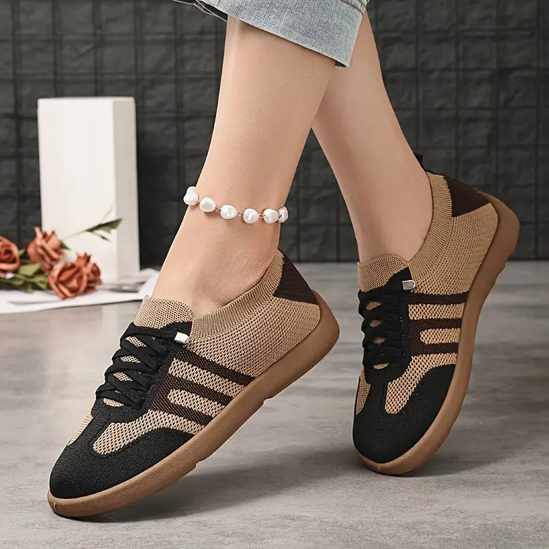 ErgoNova™ – Ortopediska dam-sneakers i andningsbart mesh