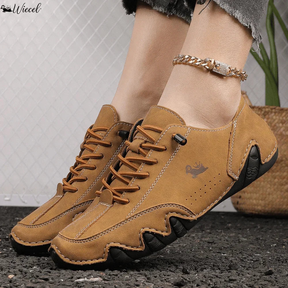 Wiecel™ • Barfota skor i läder med ultimat komfort