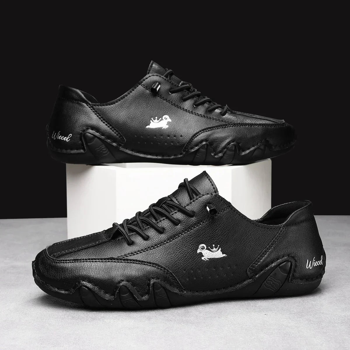 Wiecel™ • Barfota skor i läder med ultimat komfort