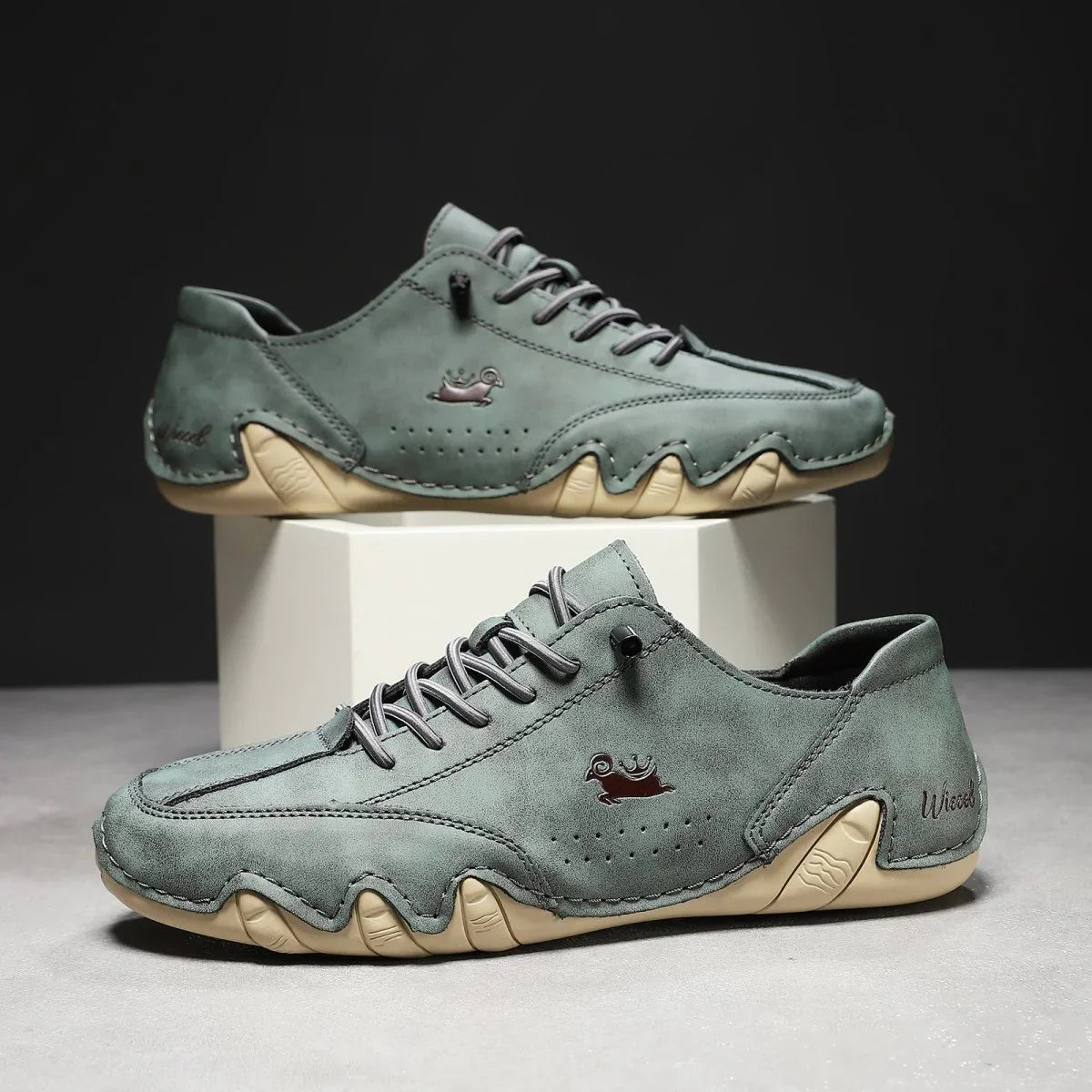 Wiecel™ • Barfota skor i läder med ultimat komfort