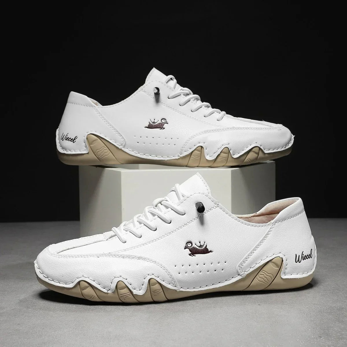 Wiecel™ • Barfota skor i läder med ultimat komfort