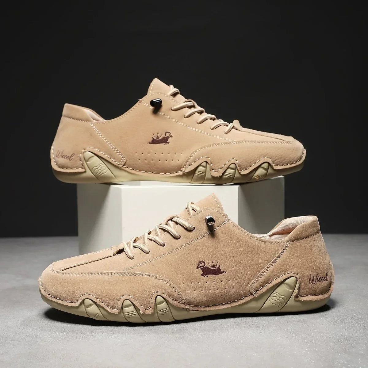 Wiecel™ • Barfota skor i läder med ultimat komfort